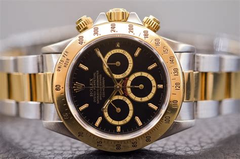 rolex daytona quadrante nero acciaio e oro|Acquista Rolex Daytona su Chrono24.